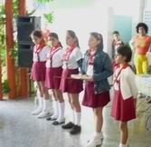 Elecciones pioneriles por la paz en Bauta